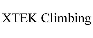 XTEK CLIMBING