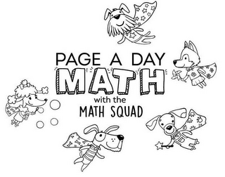 PAGE A DAY MATH WITH THE MATH SQUAD