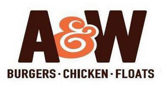 A&W BURGERS.CHICKEN.FLOATS