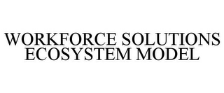WORKFORCE SOLUTIONS ECOSYSTEM MODEL