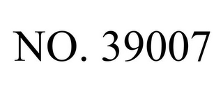NO. 39007