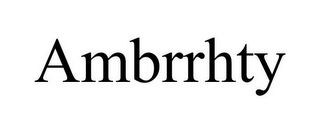AMBRRHTY