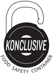 KONCLUSIVE FOOD SAFETY CONTAINER