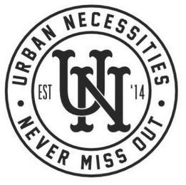 URBAN NECESSITIES NEVER MISS OUT UN EST'14