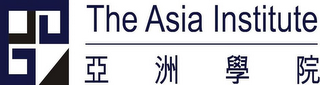 THE ASIA INSTITUTE