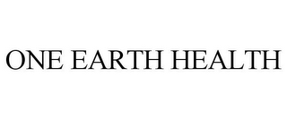 ONE EARTH HEALTH