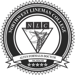 NORTHWEST LINEMAN COLLEGE NLC ALTUS FORMALIS DOCTUM MCMXCIII M H P D H