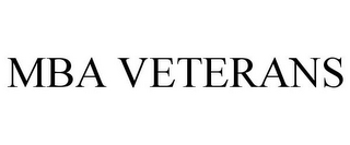 MBA VETERANS