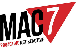 MAC 7 PROACTIVE NOT REACTIVE