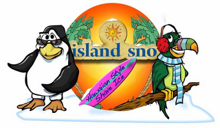 ISLAND SNO HAWAIIAN STYLE SHAVE ICE