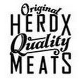 ORIGINAL HERDX QUALITY MEATS