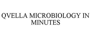 QVELLA MICROBIOLOGY IN MINUTES