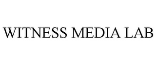 WITNESS MEDIA LAB