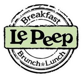 LE PEEP BREAKFAST BRUNCH LUNCH