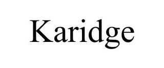 KARIDGE