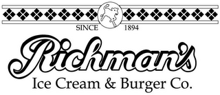 RICHMAN'S ICE CREAM & BURGER CO. SINCE 1894