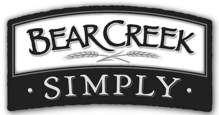 BEAR CREEK SIMPLY