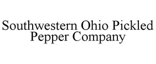 SOUTHWESTERN OHIO PICKLED PEPPER COMPANY