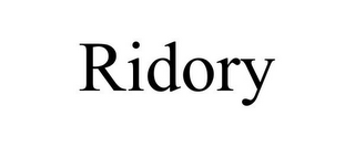 RIDORY