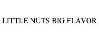 LITTLE NUTS BIG FLAVOR