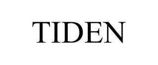 TIDEN