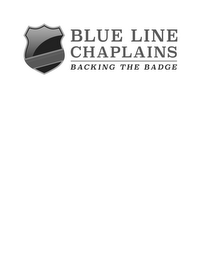 BLUE LINE CHAPLAINS BACKING THE BADGE