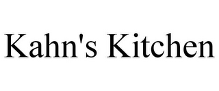 KAHN'S KITCHEN