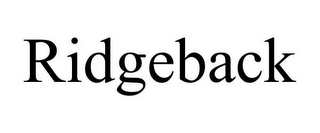 RIDGEBACK