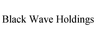 BLACK WAVE HOLDINGS