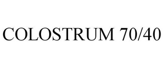 COLOSTRUM 70/40