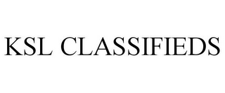 KSL CLASSIFIEDS