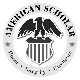 AMERICAN SCHOLAR HONOR · INTEGRITY · EXCELLENCE