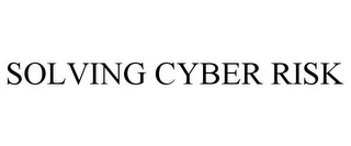 SOLVING CYBER RISK