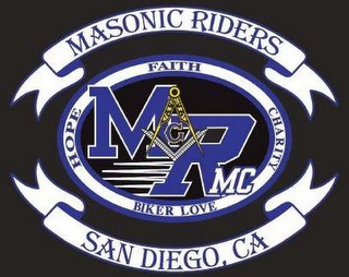 MASONIC RIDERS, FAITH, CHARITY, BIKER LOVE, HOPE, MR,MC