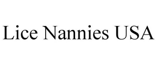 LICE NANNIES USA