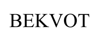 BEKVOT