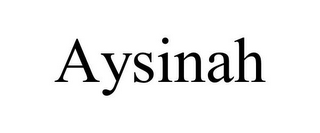 AYSINAH