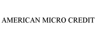 AMERICAN MICRO CREDIT