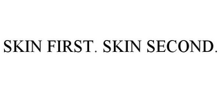 SKIN FIRST. SKIN SECOND.