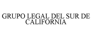 GRUPO LEGAL DEL SUR DE CALIFORNIA