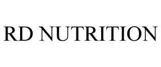 RD NUTRITION