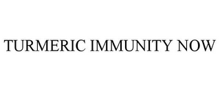 TURMERIC IMMUNITY NOW