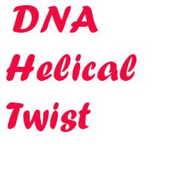 DNA HELICAL TWIST
