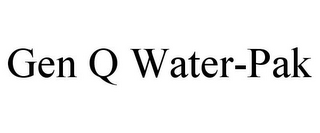 GEN Q WATER-PAK