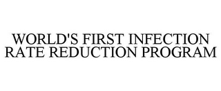 WORLD'S FIRST INFECTION RATE REDUCTION PROGRAM