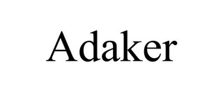 ADAKER