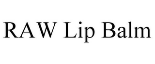 RAW LIP BALM