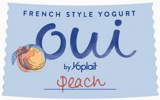 FRENCH STYLE YOGURT OUI BY YOPLAIT PEACH