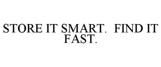 STORE IT SMART. FIND IT FAST.