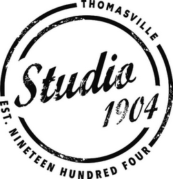 THOMASVILLE EST. NINETEEN HUNDRED FOUR STUDIO 1904